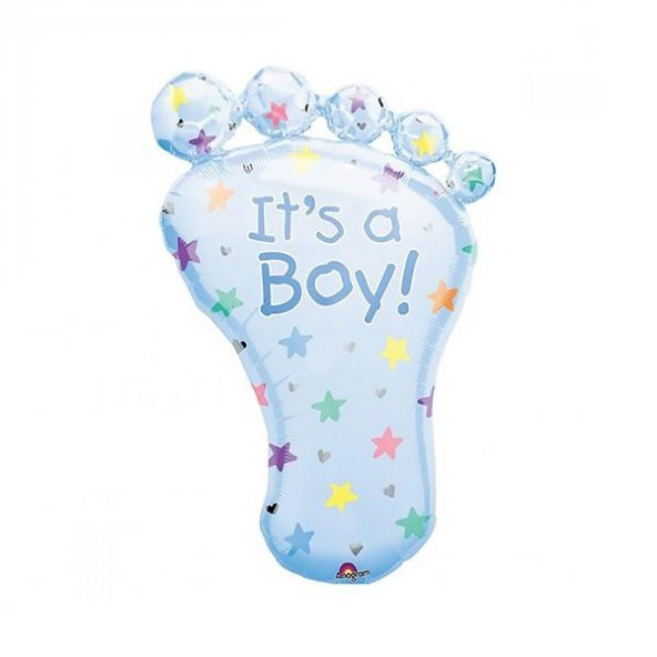 Its a Boy Erkek Ayak Folyo Balon Hastene Bebek Doğum Odası
