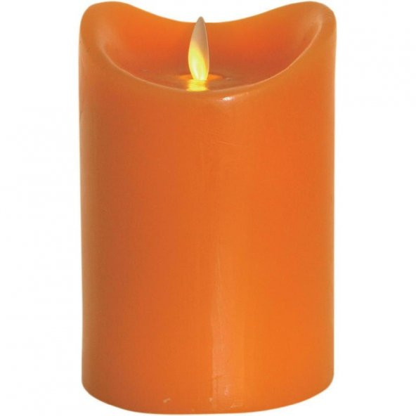 8 Adet Kırmızı Işıklı Pilli Ledli Mum - 3