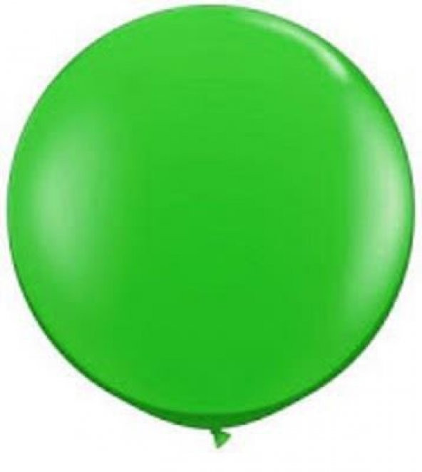 1 Adet 27 inç 68 cm Yeşil Jumbo Büyük Balon İnik