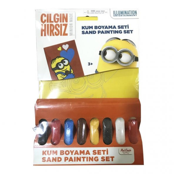 1 Adet Minions, Çılgın Hırsız Kum Boyama Seti, Minyonlar
