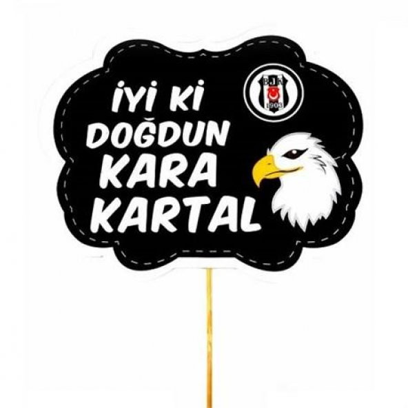 5li Beşiktaş Doğum Günü Parti Çubukları, Konuşma Balonu Çubuğu