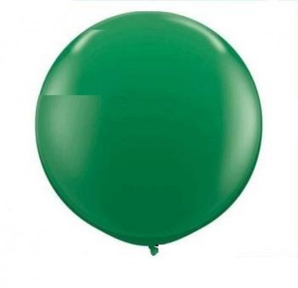 1 Adet 27 inç 68 cm Zümrüt, Koyu Yeşil Jumbo Büyük Balon İnik