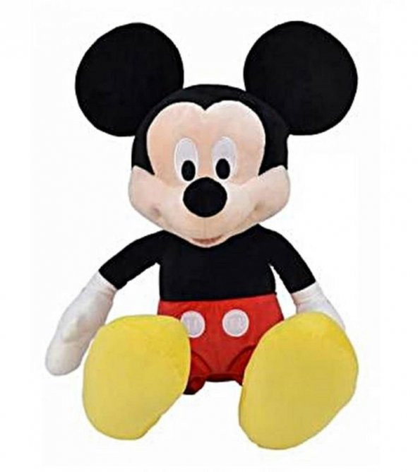 40cm Mickey Mouse Sert Peluş Oyuncak