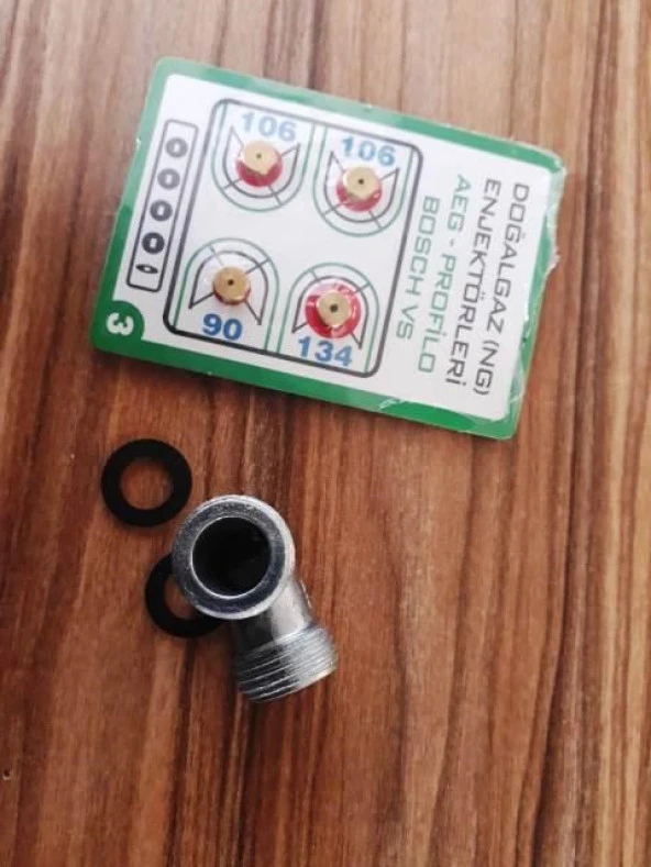 Doğalgaz Enjektör Ocak memesi Takımı (Bosch, Profilo, Ve YENİ NES - 4