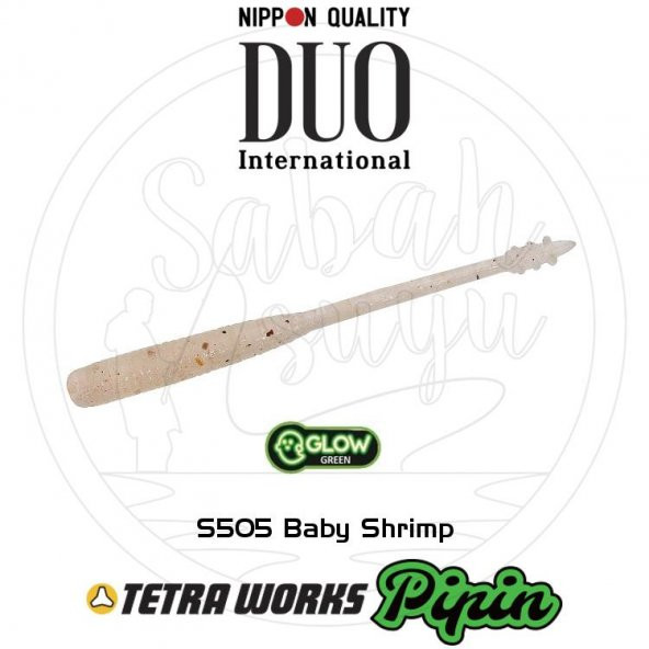 Duo Tetra Works Pipin LRF Silikon 45mm. S505 Baby Shrimp