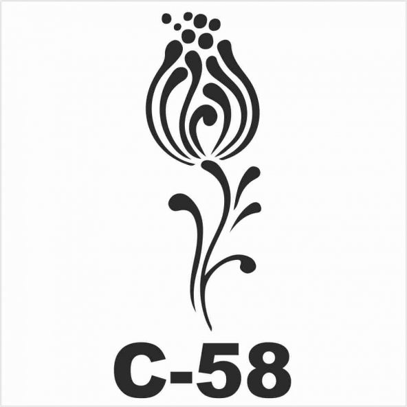 C-58  Artebella Stencil 15x20 Cm