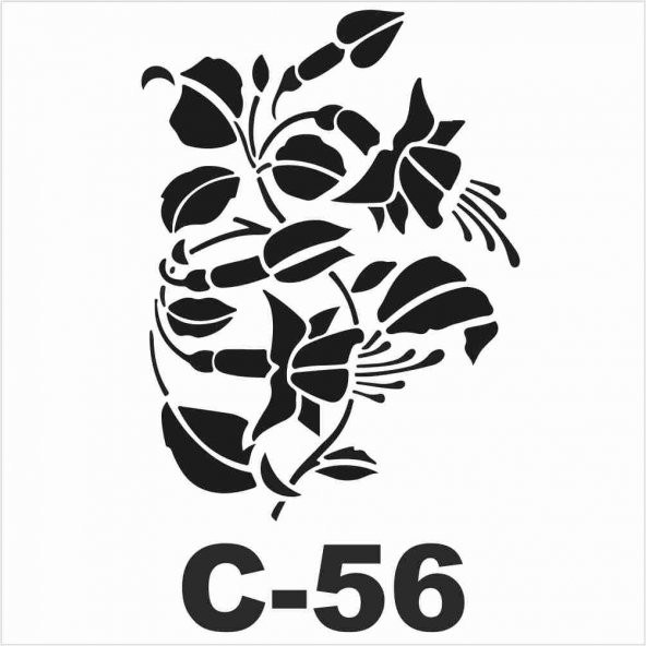 C-56  Artebella Stencil 15x20 Cm