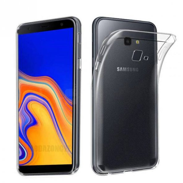 Samsung Galaxy J4 Plus (J415) Kılıf Soft Silikon Şeffaf Arka Kapak - 2