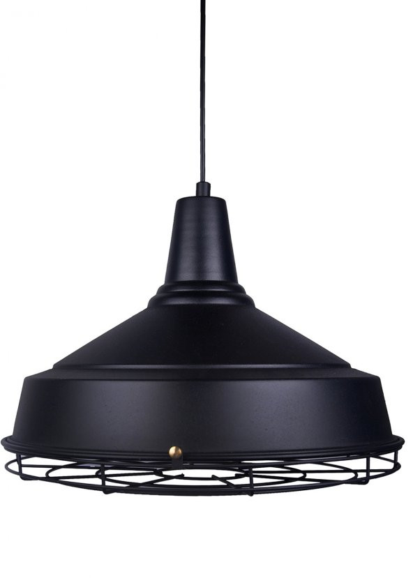 SİYAH SARKIT METAL AVİZE lt6 - 2