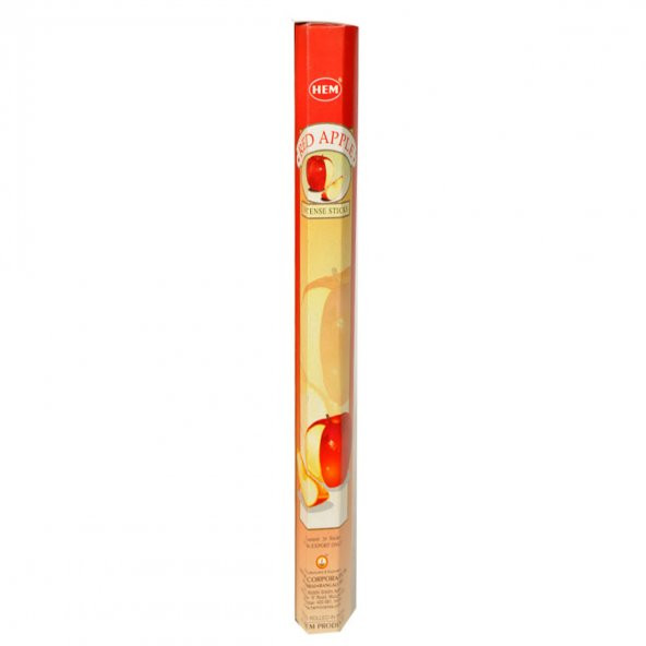 Hem Kırmızı Elma Kokulu 20 Çubuk Tütsü - Red Apple - 6