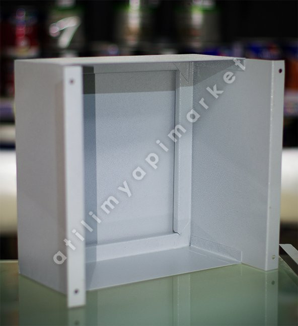 Doğalgaz AKV Kutusu 33x29x21 cm Metal - 3