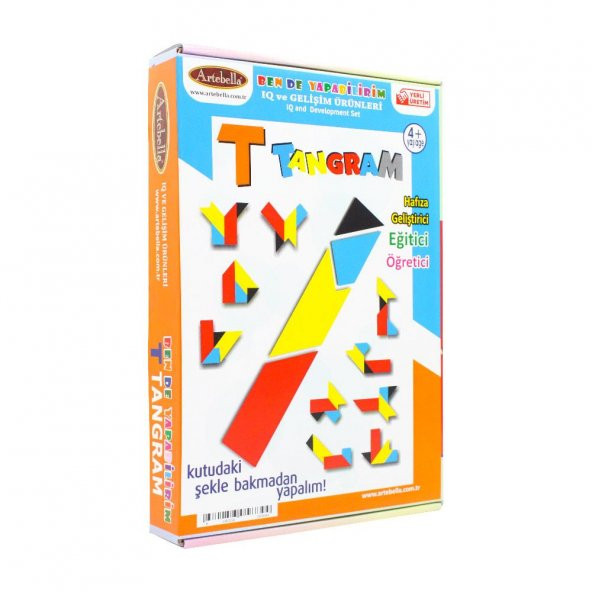 Eğitici Öğretici Çocuk Oyunları I T Tangram +4 Yaş