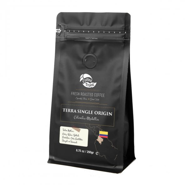 Coffeetropic Terra Single Origin Colombia-Medellin 250 gr