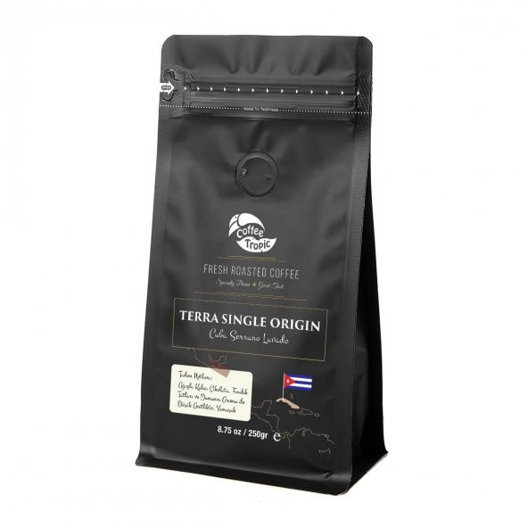 Coffeetropic Terra Single Origin Cuba-Serrano Lavado 250 gr