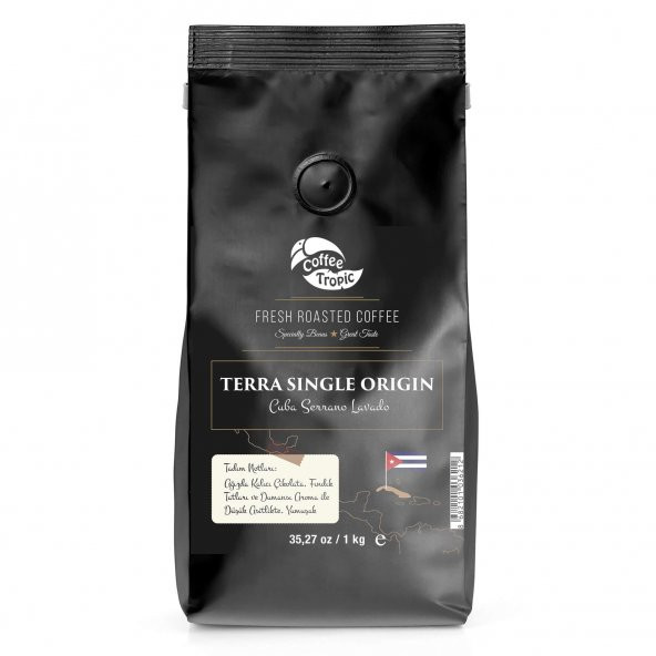Coffeetropic Terra Single Origin Cuba-Serrano Lavado 1 kg