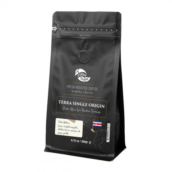 Coffeetropic Terra Single Origin Costa Rica-Los Santos Tarrazu 250 gr