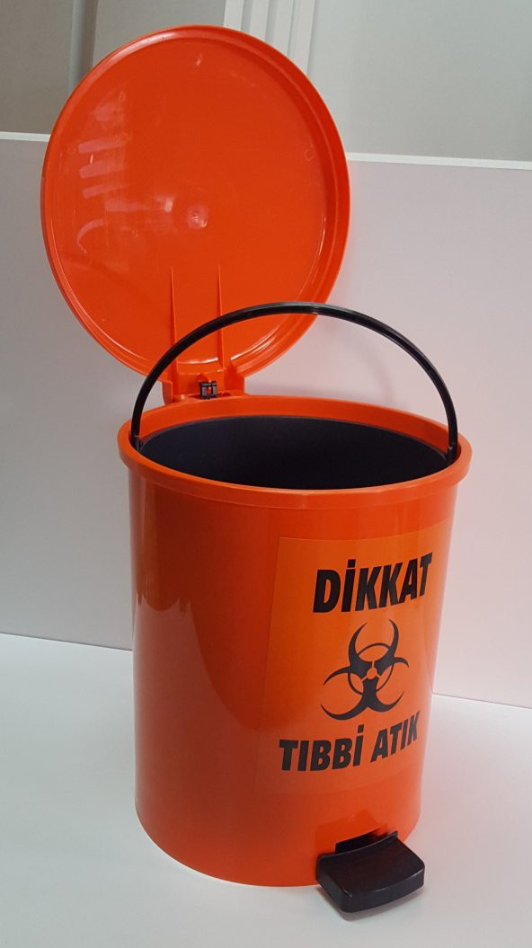 TIBBİ ATIK KOVASI PEDALLI 25 LT ÜCRETSİZ KARGO - 2