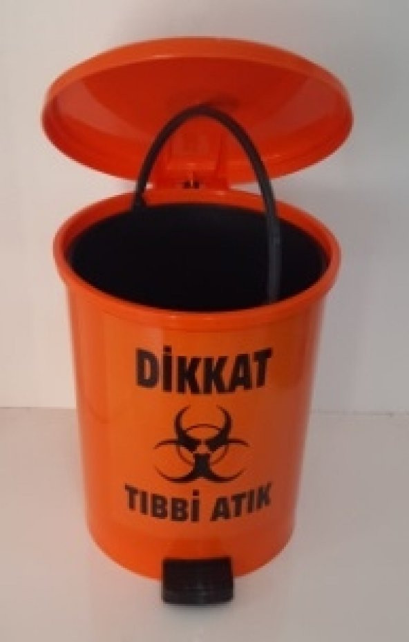 TIBBİ ATIK KOVASI 15 LT PEDALLI ÜCRETSİZ KARGO - 3