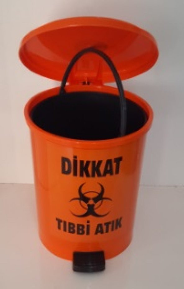 TIBBİ ATIK KOVASI PEDALLI 25 LT ÜCRETSİZ KARGO - 4