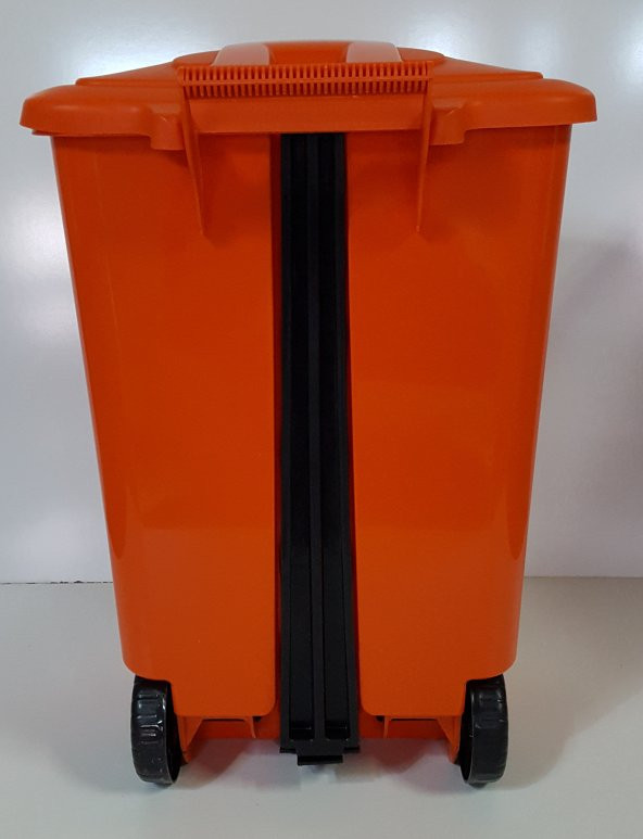 TIBBİ ATIK KOVASI 85 LT PEDALLI TEKERLEKLİ - 4