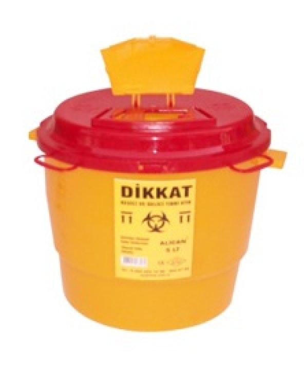 TIBBİ ATIK KUTUSU 3 LT ÜCRETSİZ KARGO