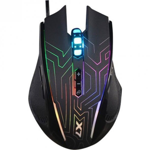A4 TECH X87 SİYAH-LABİRENT OPTİK GAMER MOUSE 2400 - 1