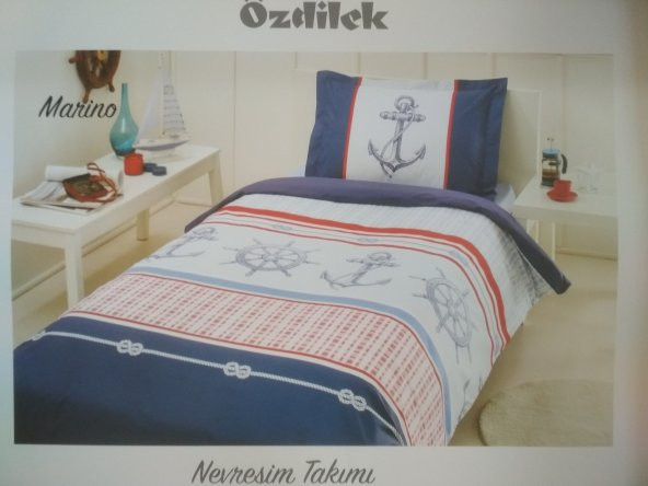 Özdilek Marıno Tek Kişilik Nevresim Takımı Marine - 2