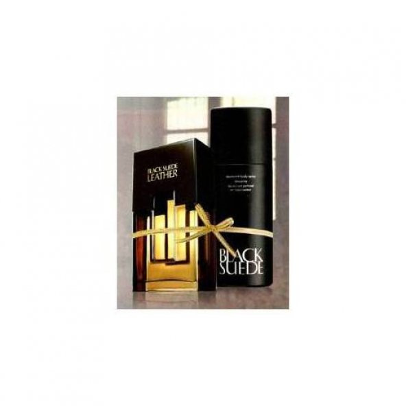 AVON Black Suede Leather Edt 75 ml + Black Suede Sprey Deodorant - 150ml