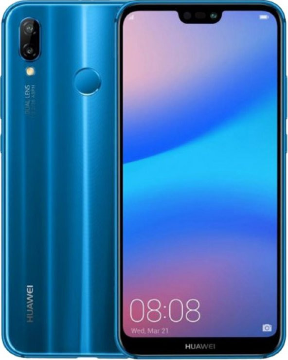 Huawei P20 Lite 64GB Blue (Huawei Türkiye Garantili)