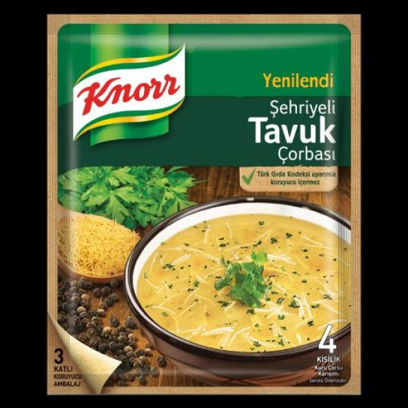 Knorr Hazır Çorba - Şehriyeli Tavuk Çorbası 51g - nettoptan