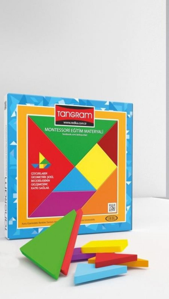 Redka Ahşap Tangram Montessori Tangram Zeka Oyunu Zeka Geliştirici