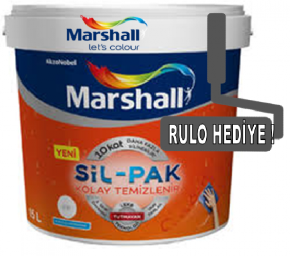 Marshall SİL-PAK Silinebilir İç Cephe Boyası 7,5 lt/10 kg