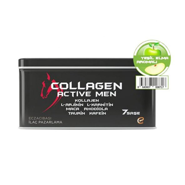 Voonka Collagen Actıve Man  7 Saşe Yeşil Elma Skt:03/2021