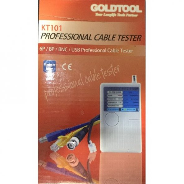 Goldtool KT101 Profesyonel Network Kablo Test Cihazı - 3