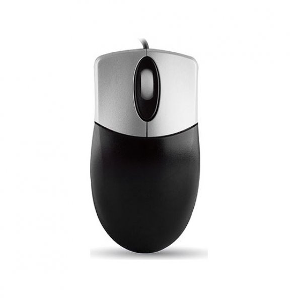 Everest SM-330 Seri rs232 Mouse Gümüş/Siyah Toplu Mouse - 1