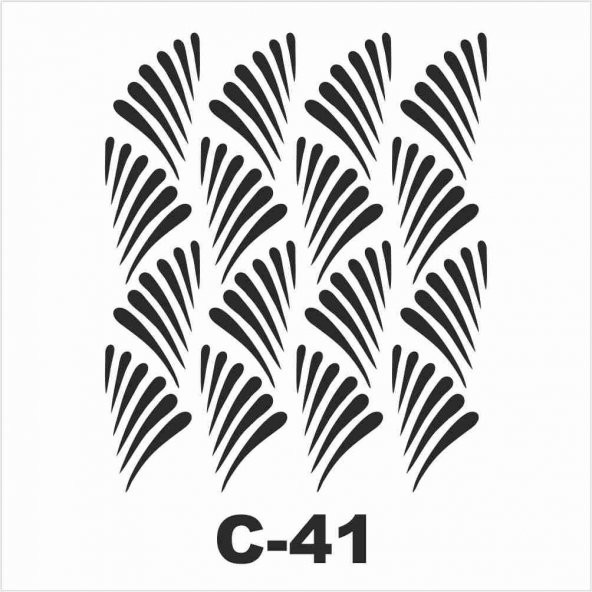 C-41  Artebella Stencil 15x20 Cm