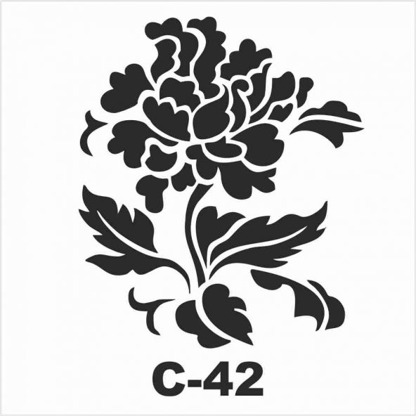 C-42  Artebella Stencil 15x20 Cm