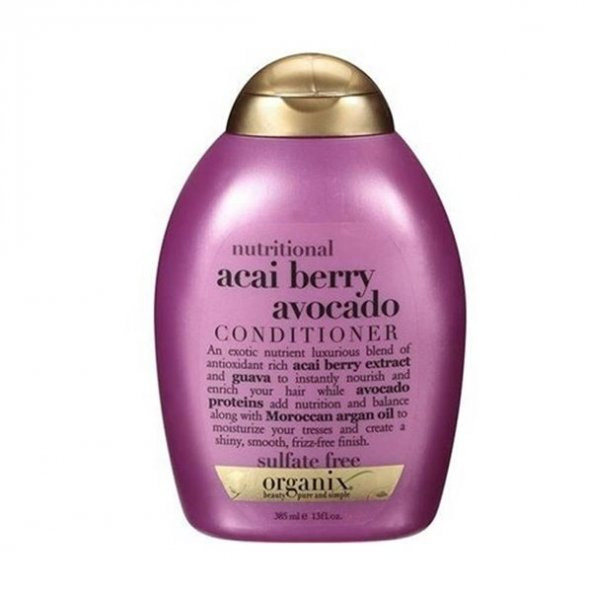 Organix Acai Berry & Avocado Conditioner 385 ml - Renk Koruyucu ve Besleyici Saç Bakımı