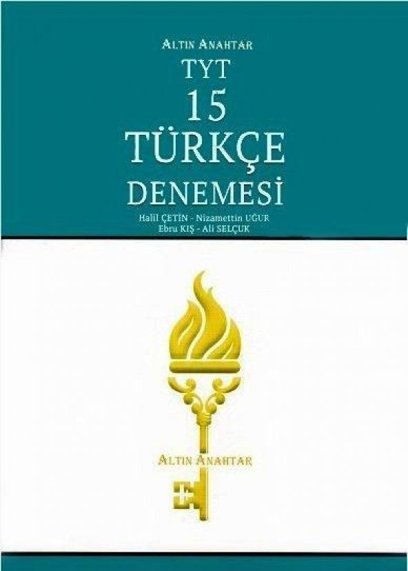Altın Anahtar YKS 1.Oturum TYT Türkçe 15 Deneme