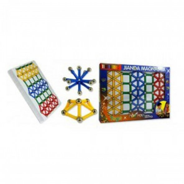 Manyetik Lego Seti 60 Parça Mıknatıslı Lego Set Çubuk Lego Mganet Lego Maagnetic Lego - 6
