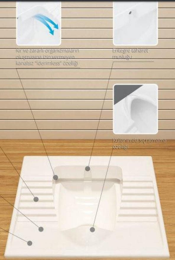 İDEVİT 52x67 WC (HELA) TAŞI OSMANLI TİPİ - 1