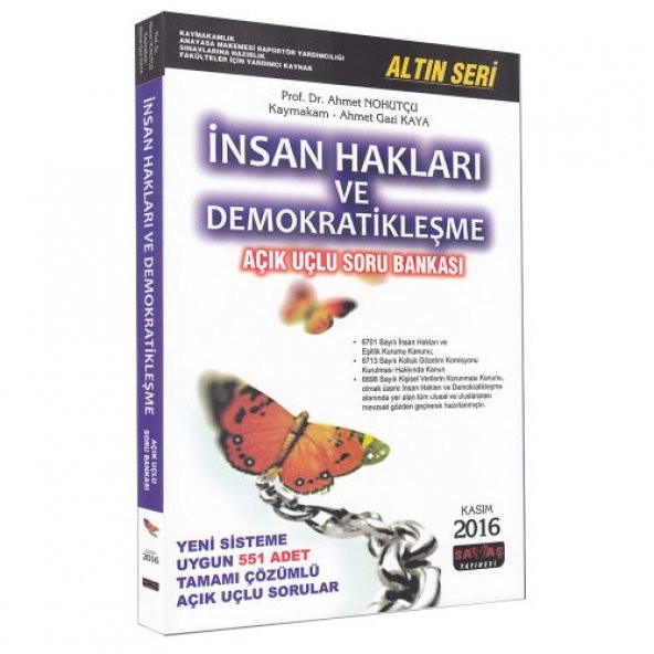 İnsan Hakları ve Demokratikleşme Soru Bankası - Ahmet Nohutçu