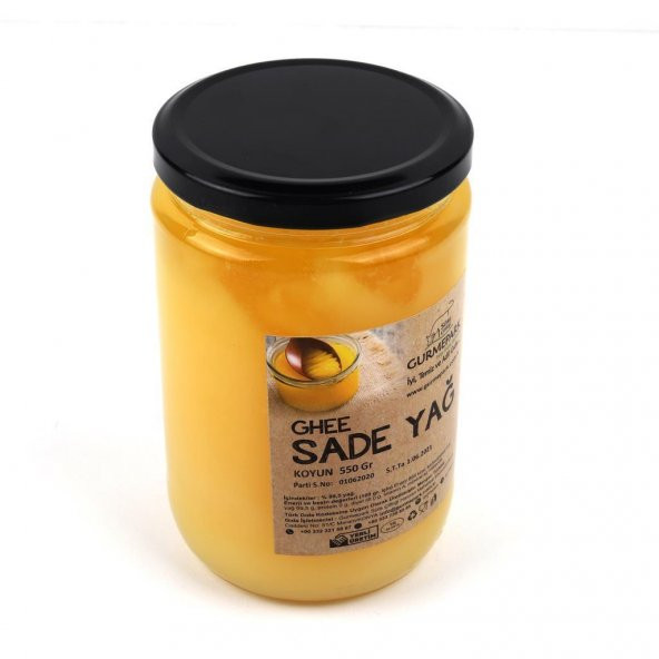 Sade Saf Tereyağ Koyun 550 g e