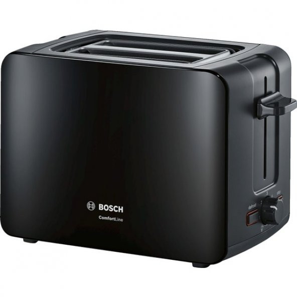 BOSCH TAT6A113 ComfortLine Kompakt Ekmek Kızartma Makinası Siyah