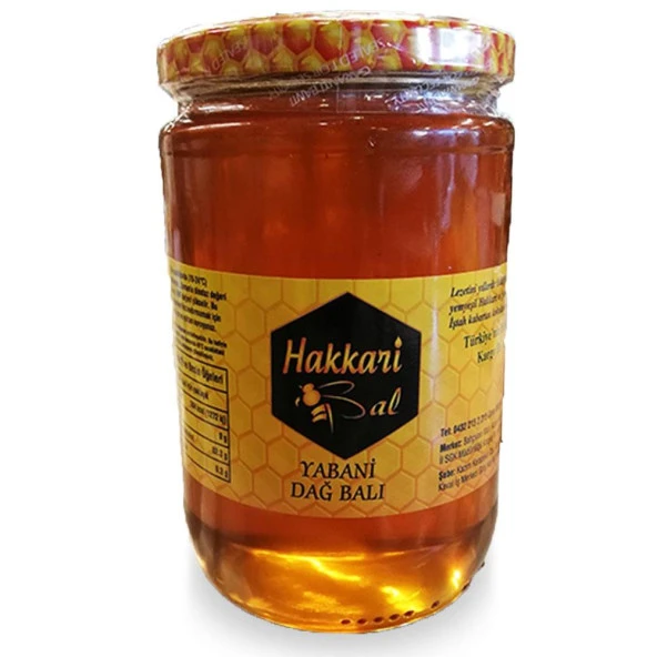 Hakkari Yabani Dağ Balı 850 g ℮