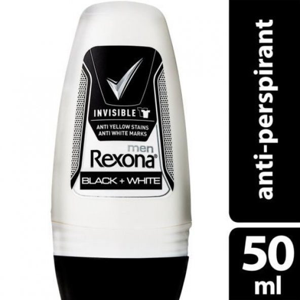Rexona Deodorant Roll On Invısıble Black+Whıte 50 Ml