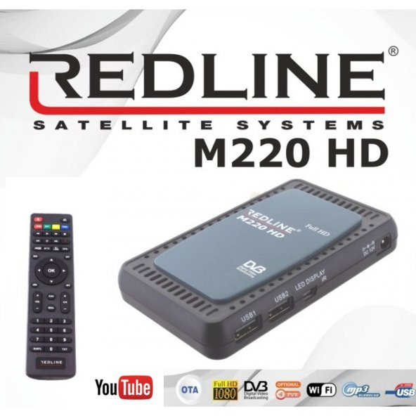 REDLINE M220 HD PLUS FULL HD UYDU ALICISI