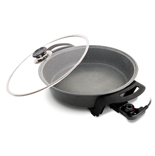 Sinbo SP-5210G Elektrikli Granit Döküm Tenceresi, Pizza Tavası