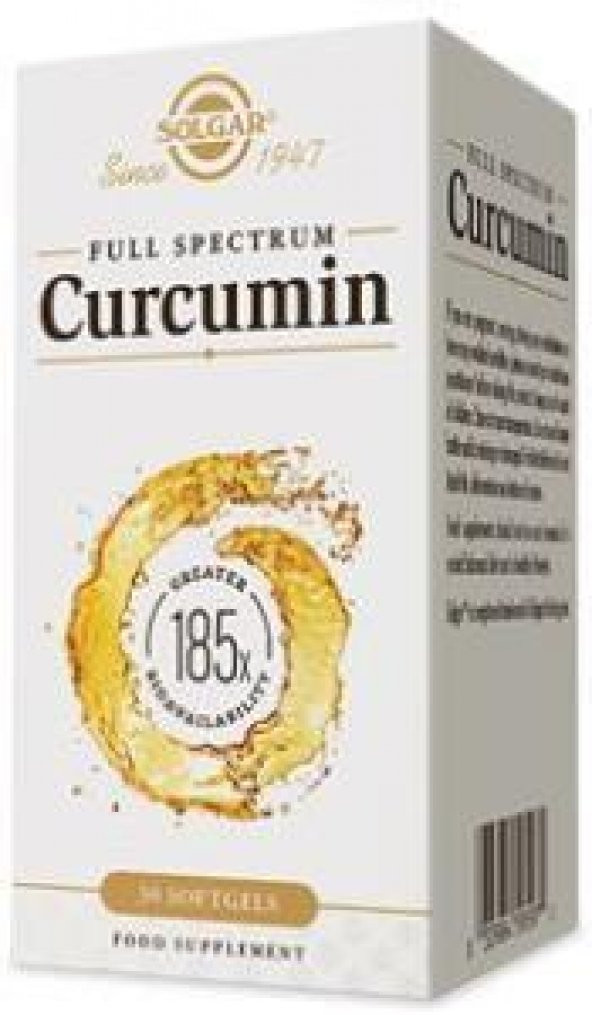 Solgar Full Spectrum Curcumin 30 Kapsül - 2