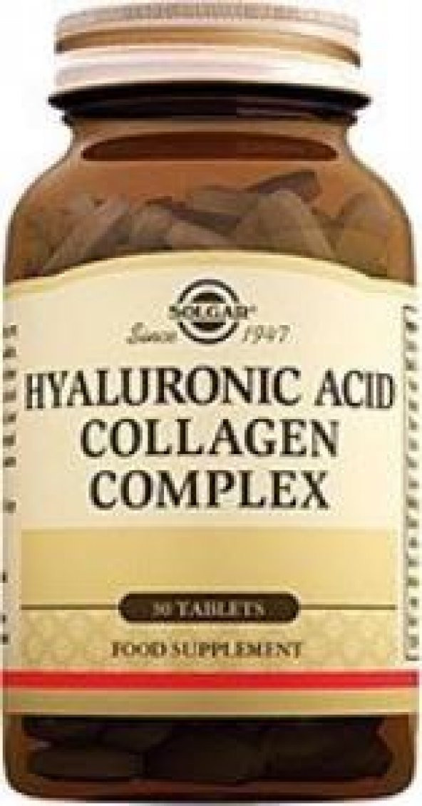 Solgar Hyaluronic Acid Collagen Complex 30 Tablet